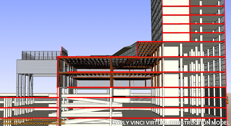 Virtual Construction Model Image Section