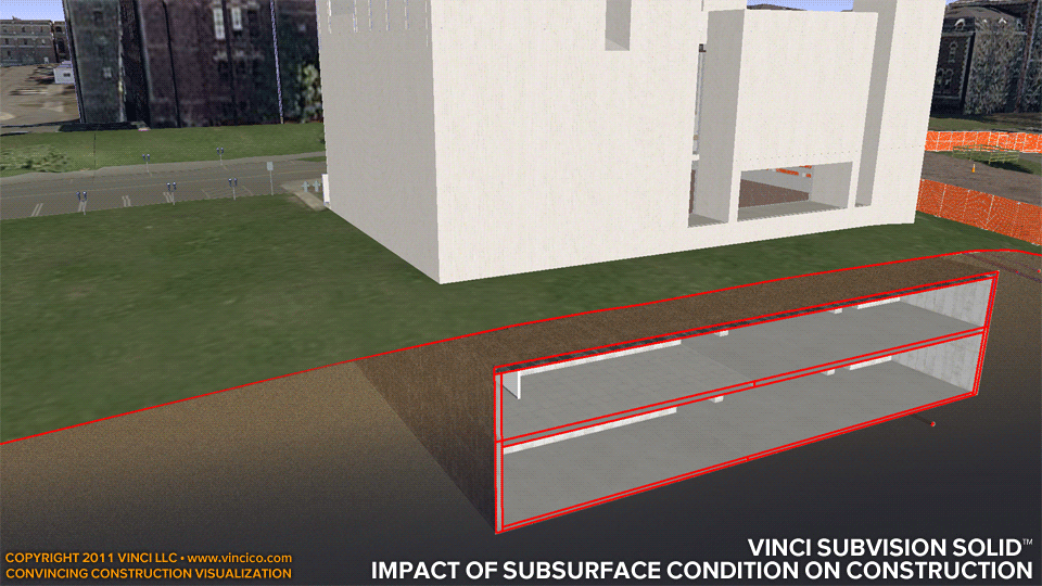 Vinci Subsurface Constraints Visualization