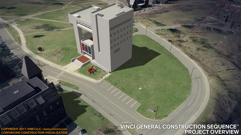 4d virtual construction visualization logistics overview.