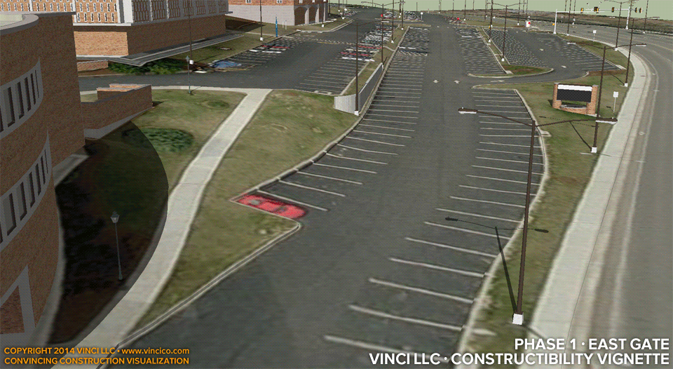 4d virtual construction visualization logistics gate