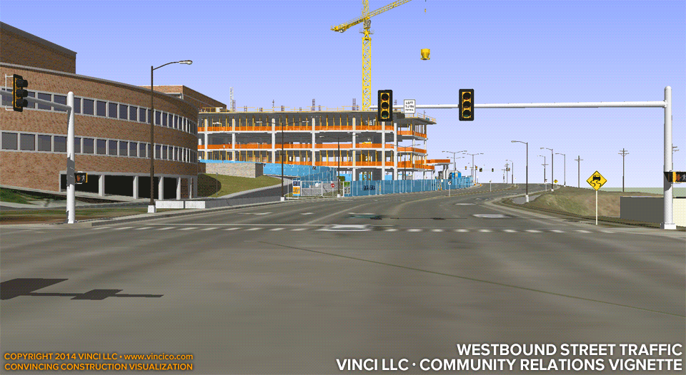 4d virtual construction visualization vignette vehicular traffic signage