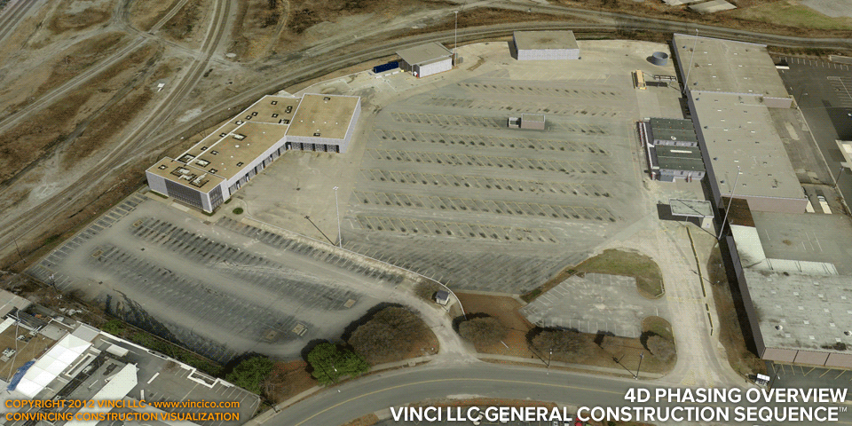 4d construction worksite overview mass transit administration facility