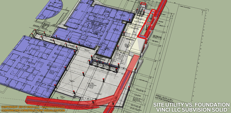 site utility foundation sketchup study