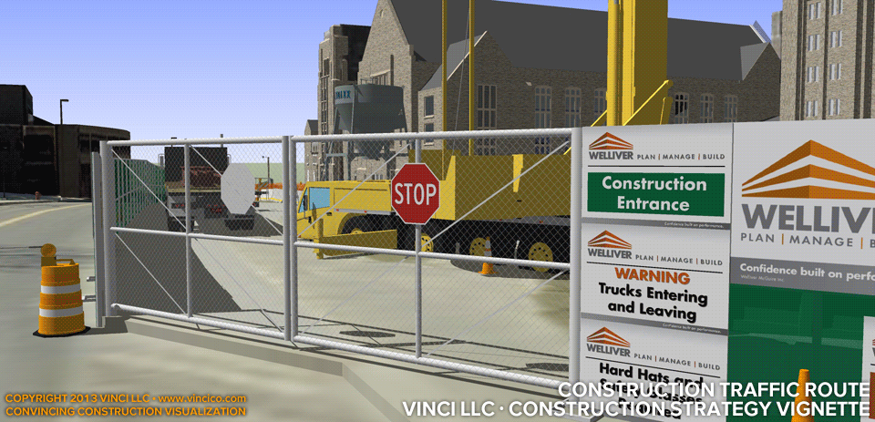 4d virtual construction traffic view