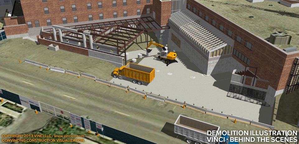 3d virtual construction demolition phase healthcare