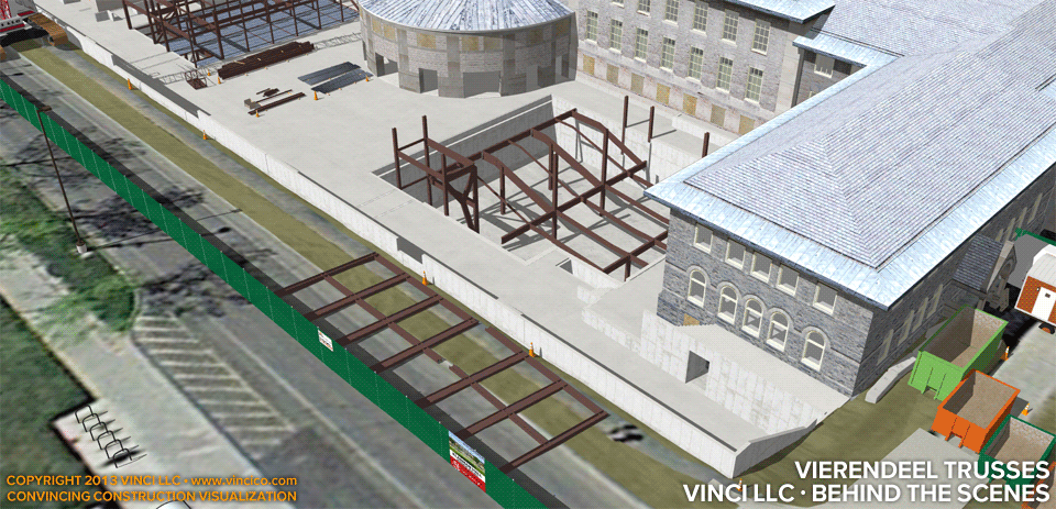 3d virtual construction modeling structural steel illustration