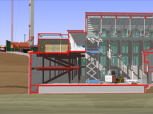 4d virtual construction worksite section