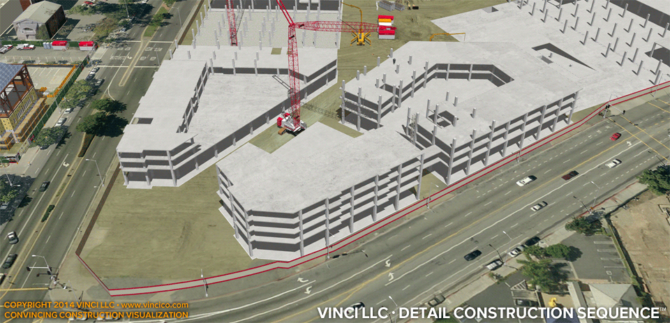 4d virtual construction visualization logistics detail.