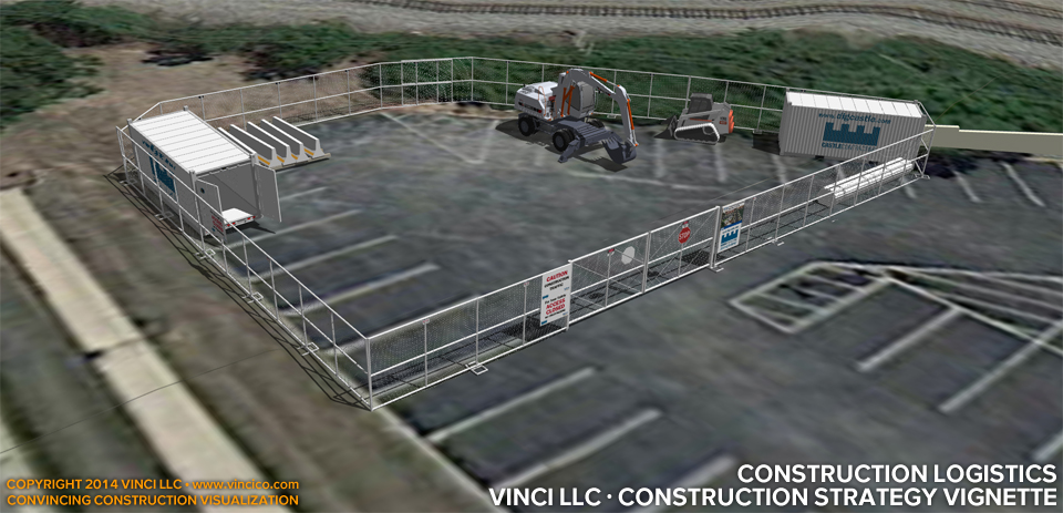 virtual construction visualization branded staging area