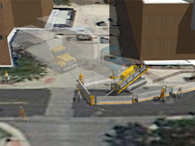 4d virtual construction dock access roadway manhole closure shutdown