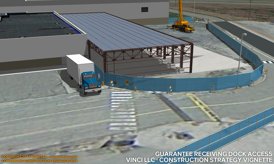 4d virtual construction visualization early phase supply access