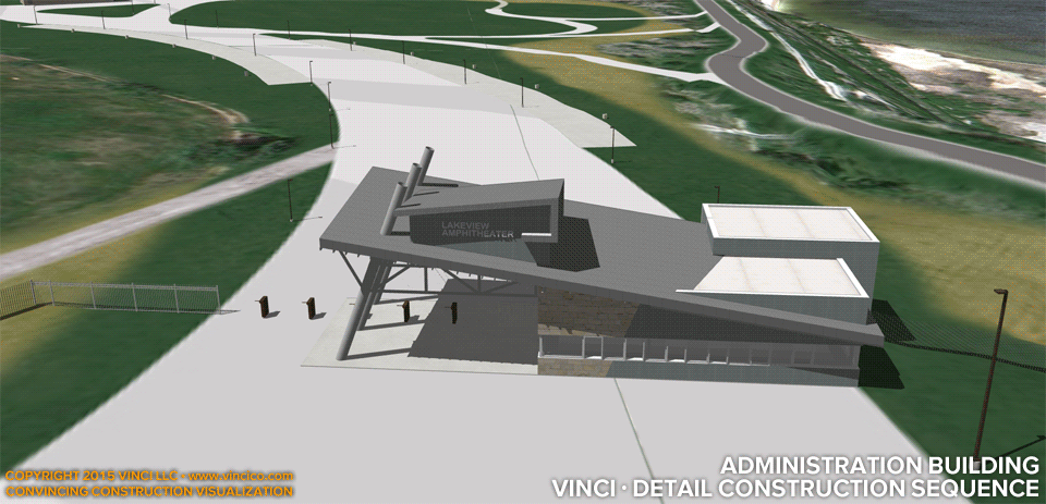 4d virtual construction simulation worksite detail.
