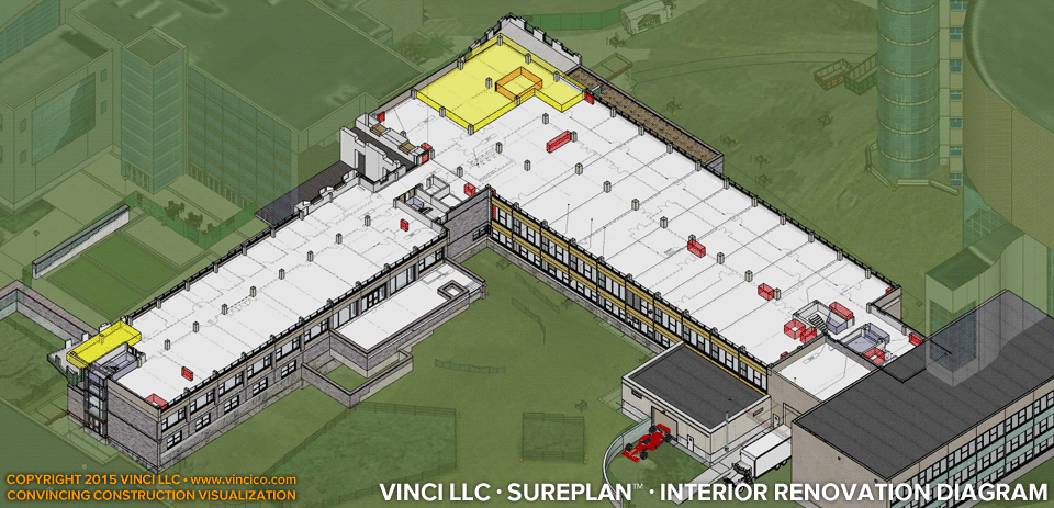 interior renovation phasing diagram