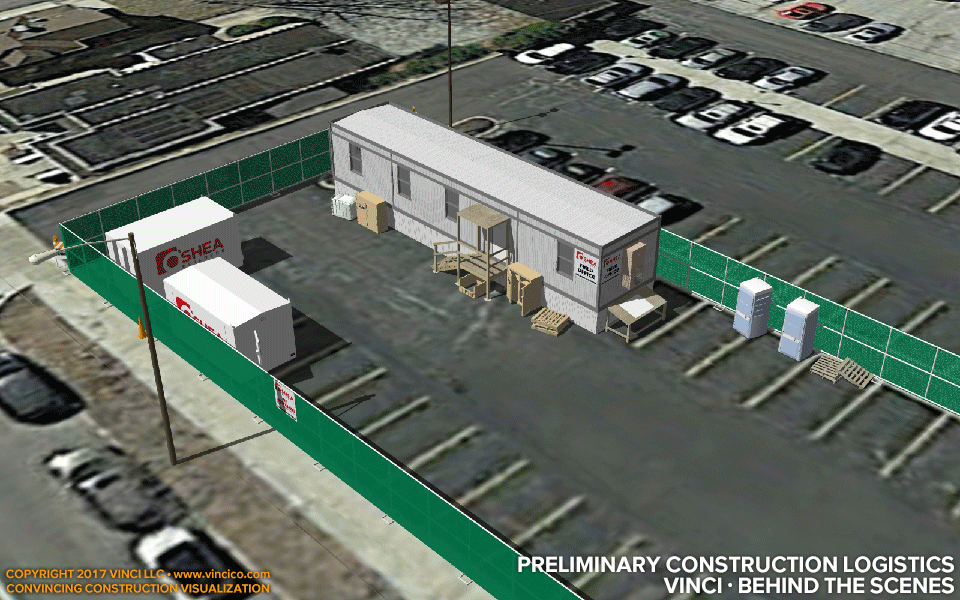 preliminary construction logistics layout