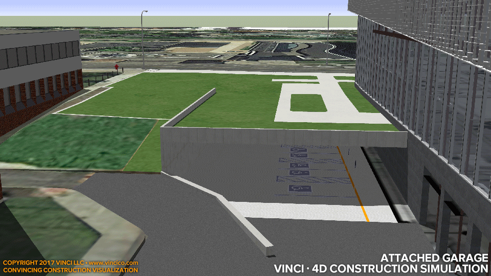 4d preconstruction simulation logistics plan garage attached