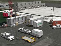 branded construction site trailers