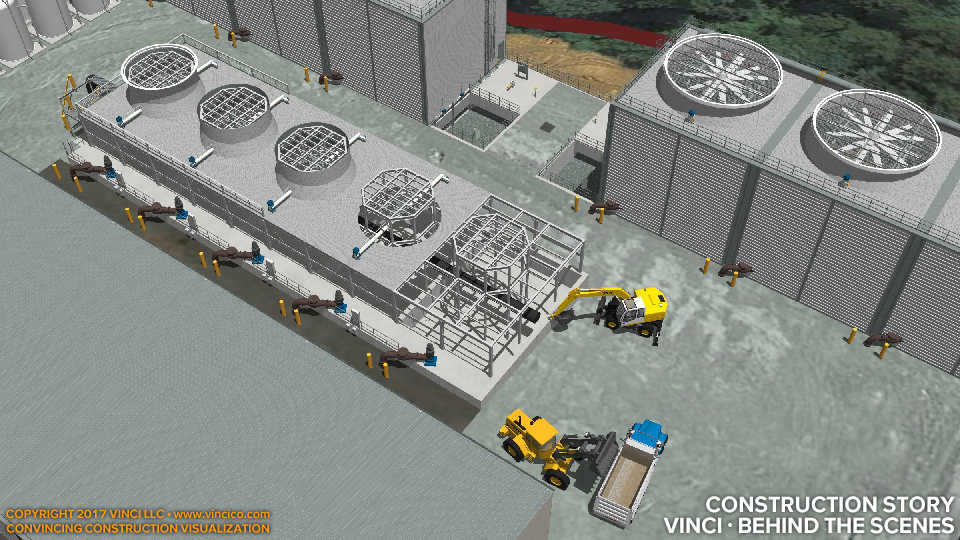 university cooling tower construction story