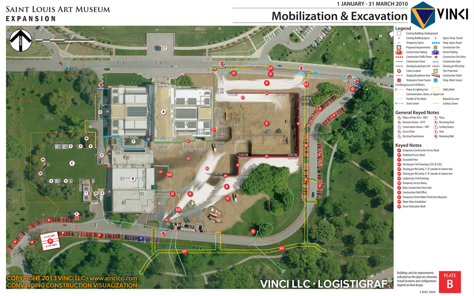 Construction Graphics Printed Logistics Mobilization Excavation