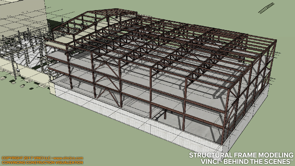 preconstruction structural frame from structural drawings