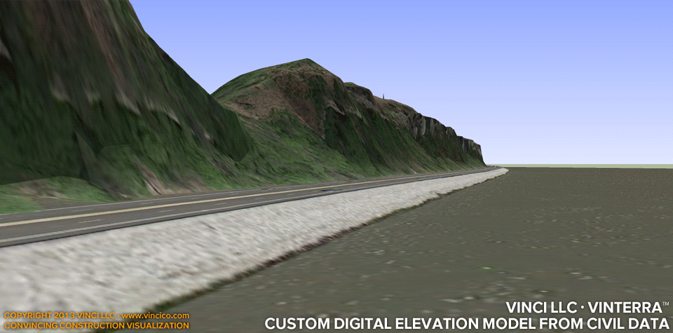 High Resolution Custom Digital Terrain Model